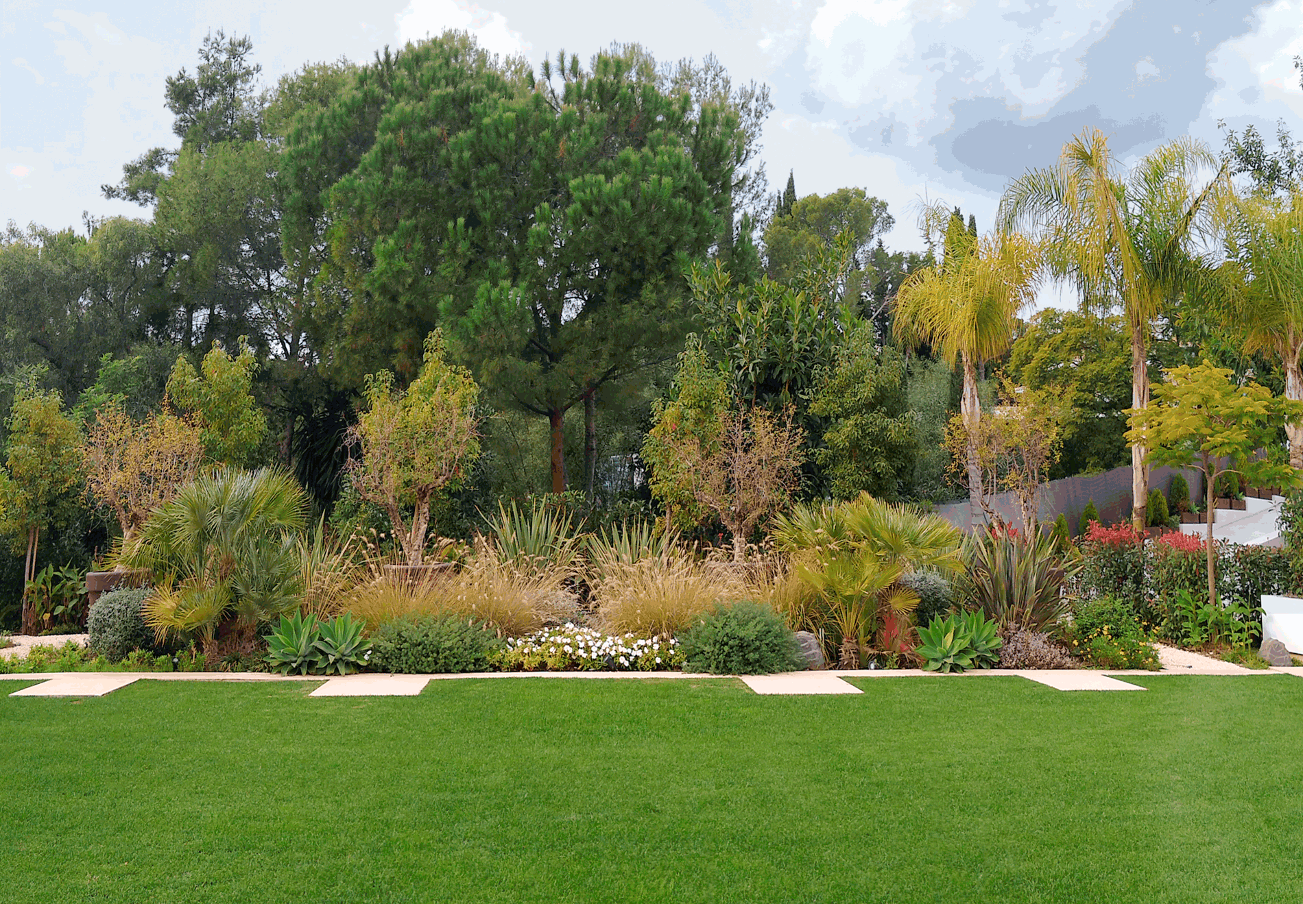 Jardín en villa unifamiliar en Marbella