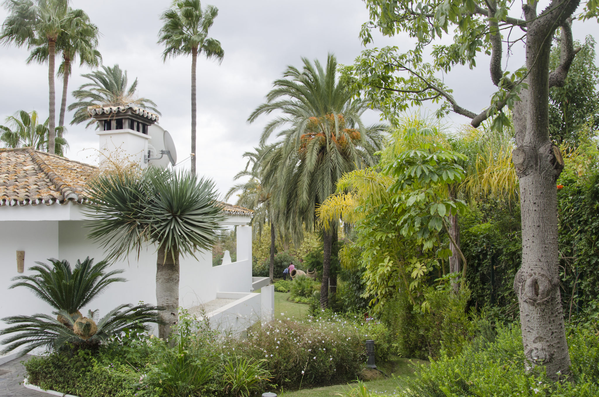 Jardín en villa particular en Marbella